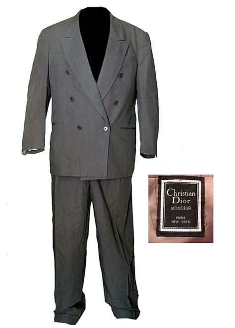 dior double breasted suit|vintage christian Dior suit.